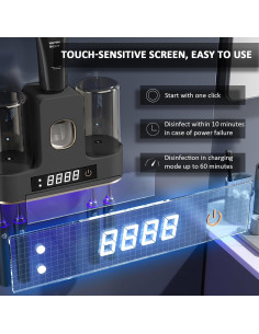 Soporte desinfectante para cepillos DNEXIMG RA con LED 2