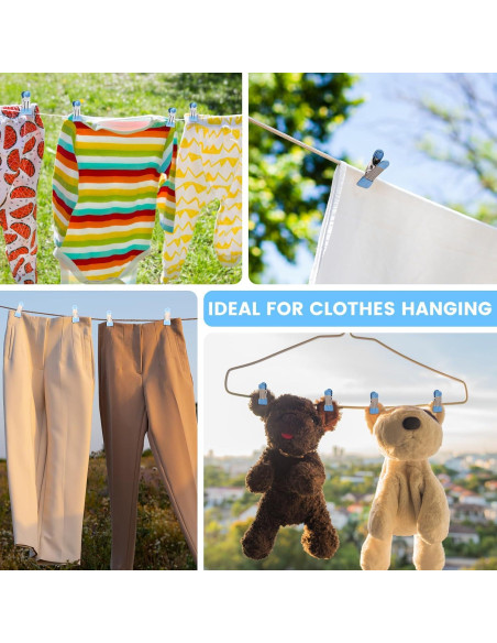 Pinzas para Ropa FXJHUDH 20 Pcs Acero Inoxidable 5.51 cm