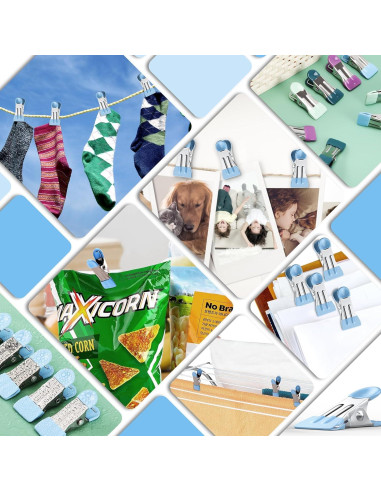 Pinzas para Ropa FXJHUDH 20 Pcs Acero Inoxidable 5.51 cm