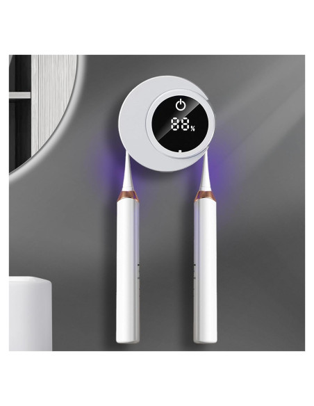 Soporte Inteligente para Cepillos de Dientes Wekity Blanco