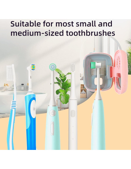 Estuche de Cepillo de Dientes Portátil Genérico con Secado LED