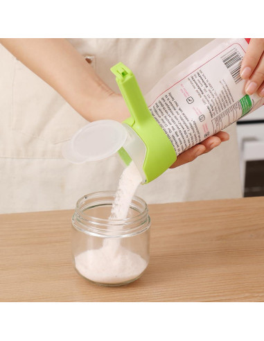 Juego de Clips para Alimentos Yvey 4PCS Redondos 0.12kg