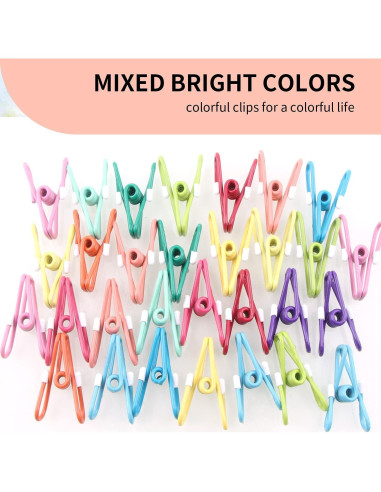 30 Pinzas para Papas Fritas H MI PVC Reutilizables 5 cm