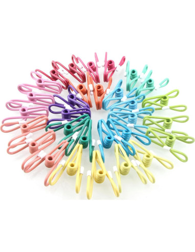 30 Pinzas para Papas Fritas H MI PVC Reutilizables 5 cm