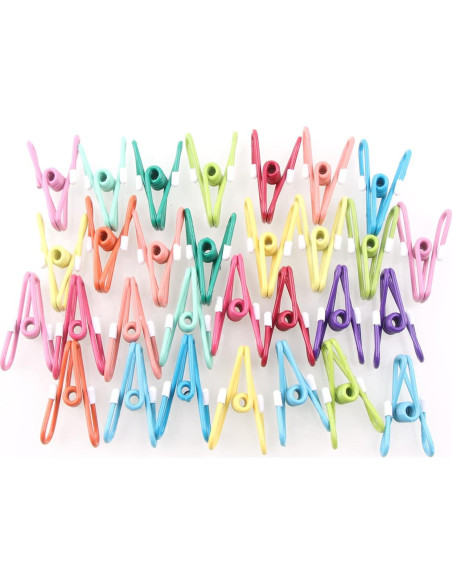 30 Pinzas para Papas Fritas H MI PVC Reutilizables 5 cm