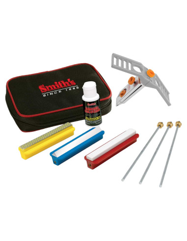 Sistema de Afilado de Cuchillos Smith's 50596 Portátil con Piedras