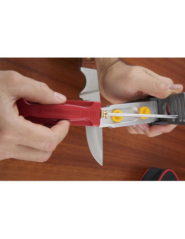 Sistema de Afilado de Cuchillos Smith's 50596 Portátil con Piedras