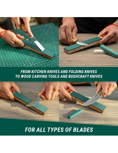 Correa de Cuero para Afilado de Cuchillos BeaverCraft LS9P02