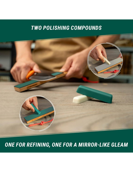 Correa de Cuero para Afilado de Cuchillos BeaverCraft LS9P02