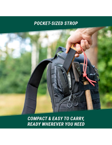 Correa de Cuero para Afilado de Cuchillos BeaverCraft LS9P02