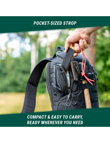 Correa de Cuero para Afilado de Cuchillos BeaverCraft LS9P02