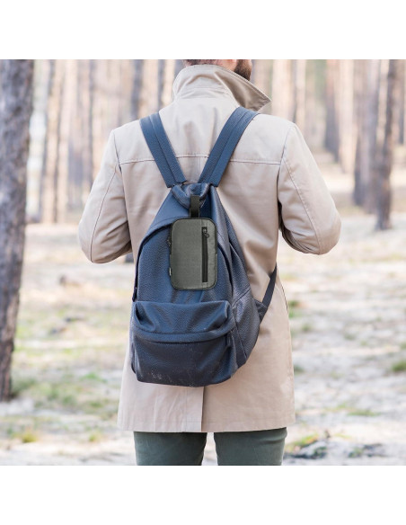 Funda de transporte Homakover para luz de lectura LED gris