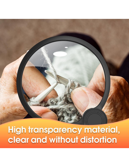 Lupa con Luz LED IMICHI 6X 13 cm Manos Libres para Leer