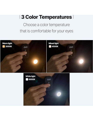 Luz de Libro LED Recargable INNER MUSEUM con Clip y Estuche