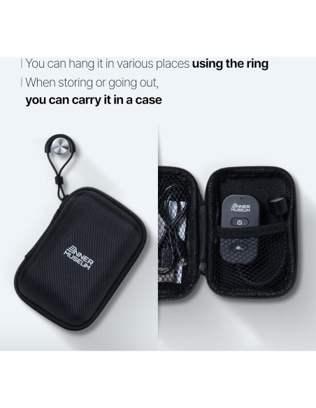 Luz de Libro LED Recargable INNER MUSEUM con Clip y Estuche