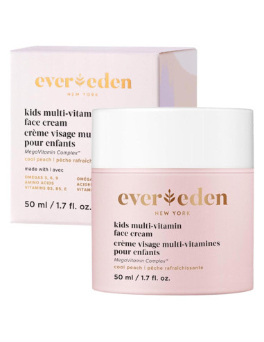 Crema Facial Multivitamínica para Niños Evereden 48g Durazno