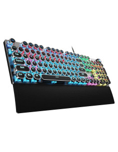 Teclado Mecánico AULA F2088 USB Retroiluminado LED 1,02kg