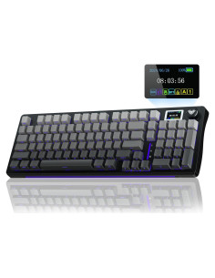 Teclado Mecánico Inalámbrico AULA S98 Pro RGB 40.64x13.78cm