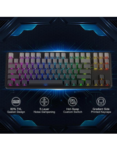 Teclado Mecánico TKL Inalámbrico Redragon K707 PRO GB RGB 2