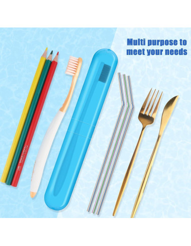 Estuches para Cepillos de Dientes Hooqict 4 Piezas Portátiles