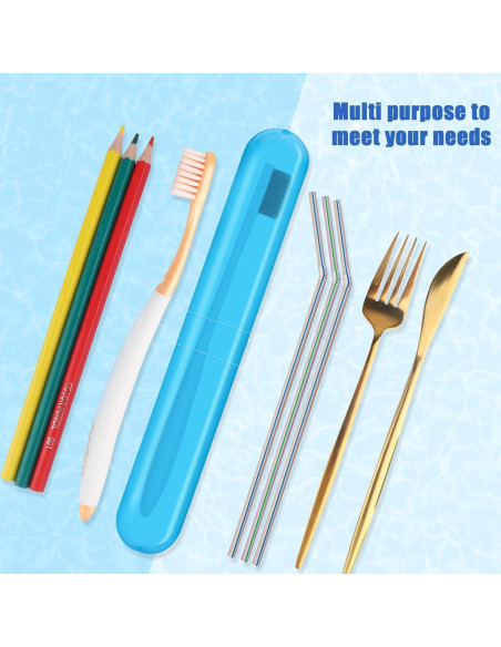 Estuches para Cepillos de Dientes Hooqict 4 Piezas Portátiles