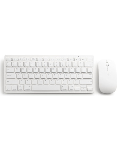 Combo Teclado y Ratón Inalámbrico Mason West Slim - Blanco