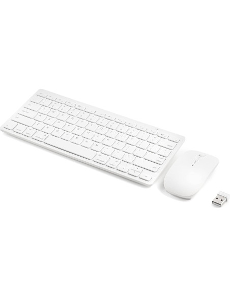 Combo Teclado y Ratón Inalámbrico Mason West Slim - Blanco Combo Teclado y Ratón Inalámbrico Mason West Slim - Blanco