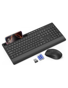 Combo Teclado y Ratón Inalámbrico Trueque Silencioso