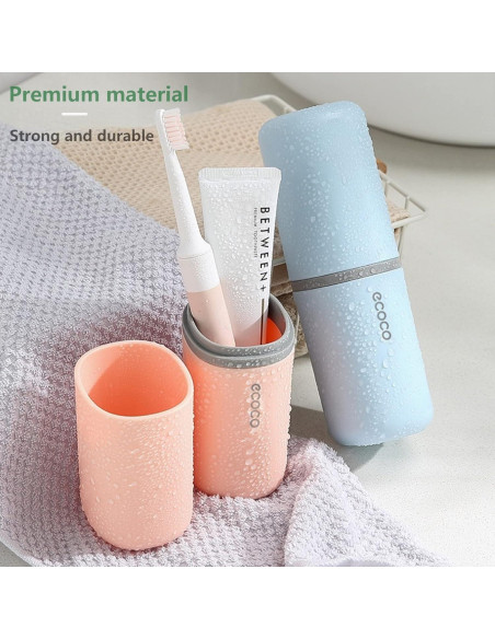 Estuche de Viaje para Cepillos de Dientes ZWCEGND 2 Piezas