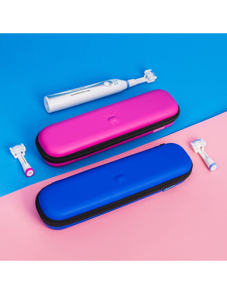 Funda de Viaje para Cepillo de Dientes Triple Bristle Azul