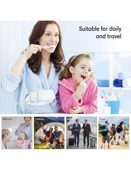 Cubiertas de Cabeza de Cepillo de Dientes Baluca 3 Pcs Blanco