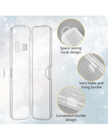 Estuche de viaje para cepillo de dientes COMNICO 2 piezas