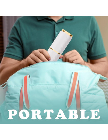 Estuche de Cepillo de Dientes JLNGTHONG 2 Piezas Rosa Blanco