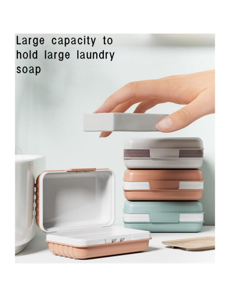 Juego de 3 estuches de jabón y cepillo de dientes Xxshcdz Juego de 3 estuches de jabón y cepillo de dientes Xxshcdz