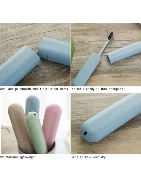 Juego de 3 estuches de jabón y cepillo de dientes Xxshcdz Juego de 3 estuches de jabón y cepillo de dientes Xxshcdz