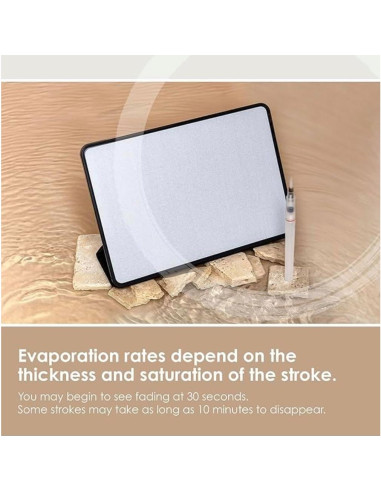 Buddha Board 600 | Tablero de Dibujo Zen Reutilizable 25,4x17,8cm