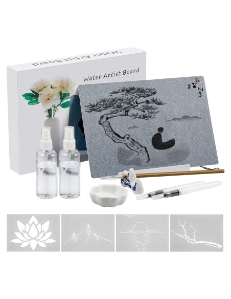 Juego de 13 Piezas Tabla Zen de Meditación Maitys 28x19 cm