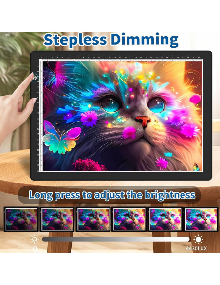 Tableta de Luz A4 Wsenlight Magnética USB 34.8x24.9cm