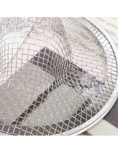 10 Filtros de Desagüe de Acero Inoxidable Rainmae 7 cm