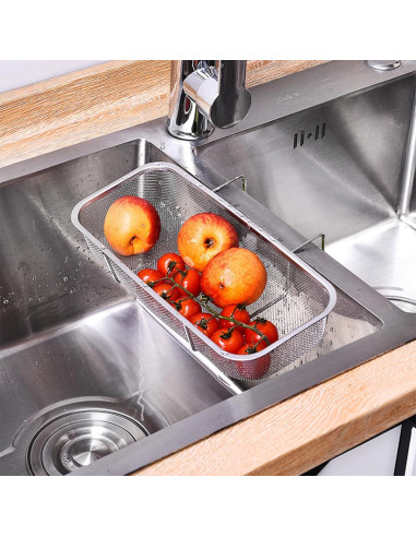 Canasta de desagüe Jihocrex acero inoxidable 26,9x11,9 cm