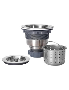 Desagüe de Fregadero KONE 3-1/2" Acero Inoxidable Removible