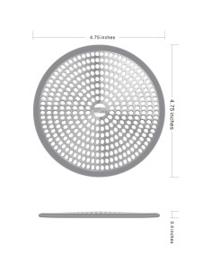 Captador de Cabello LEKEYE Drenaje Ducha Acero Inoxidable 2