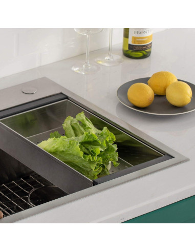 Colador de Acero Inoxidable KRAUS CS-6 para Fregadero