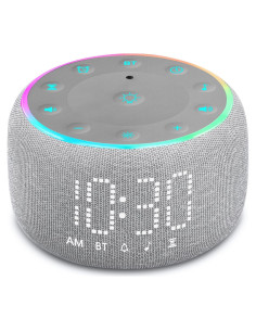 Reloj Despertador Mojikoo con Ruido Blanco y Bluetooth