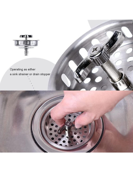 Desagüe de Cocina VARNAHOME Acero Inoxidable 304 8,89-10,16 cm