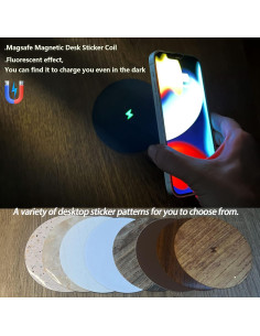 Cargador Inalámbrico Invisible Magnético 15W para Magsafe 2