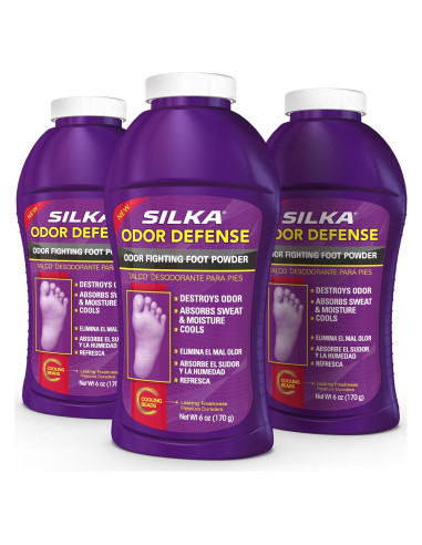 Polvo para Pies Silka Defensa 170 g - Eliminador de Olores