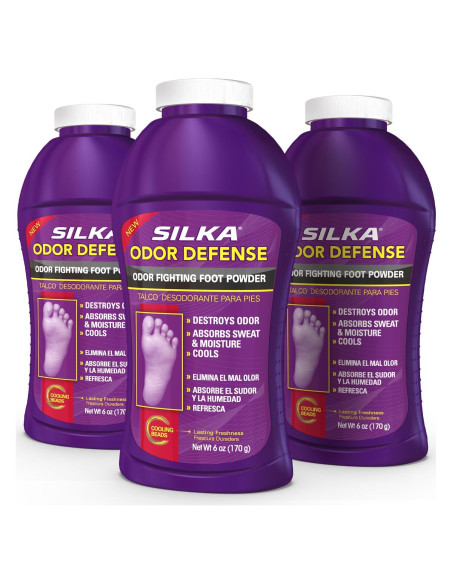 Polvo para Pies Silka Defensa 170 g - Eliminador de Olores Polvo para Pies Silka Defensa 170 g - Eliminador de Olores