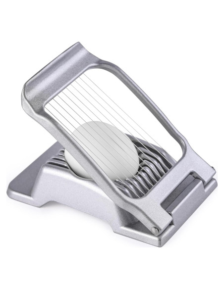 Cortador de Huevos Yuzxaun de Acero Inoxidable 8.89 cm
