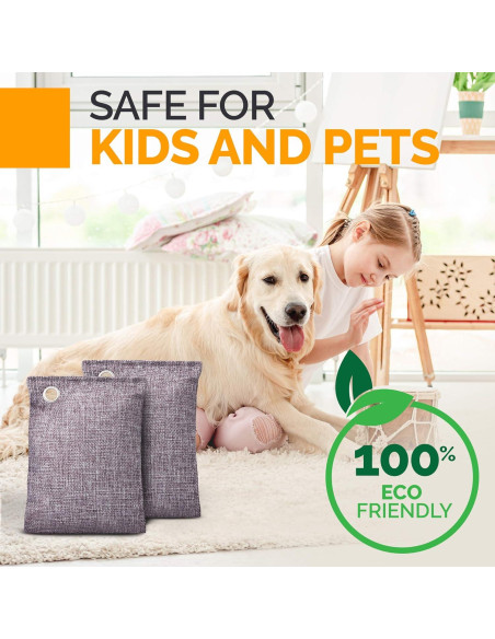 10 Bolsas Absorbentes de Olores Carbón Activado Vergali